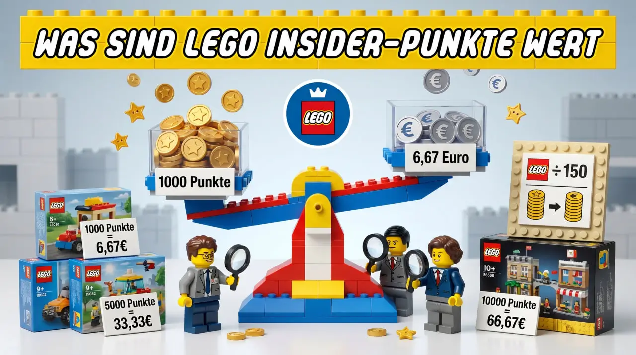 LEGO VIP Punkte Wert — Berechnung in Euro mit Beispielen